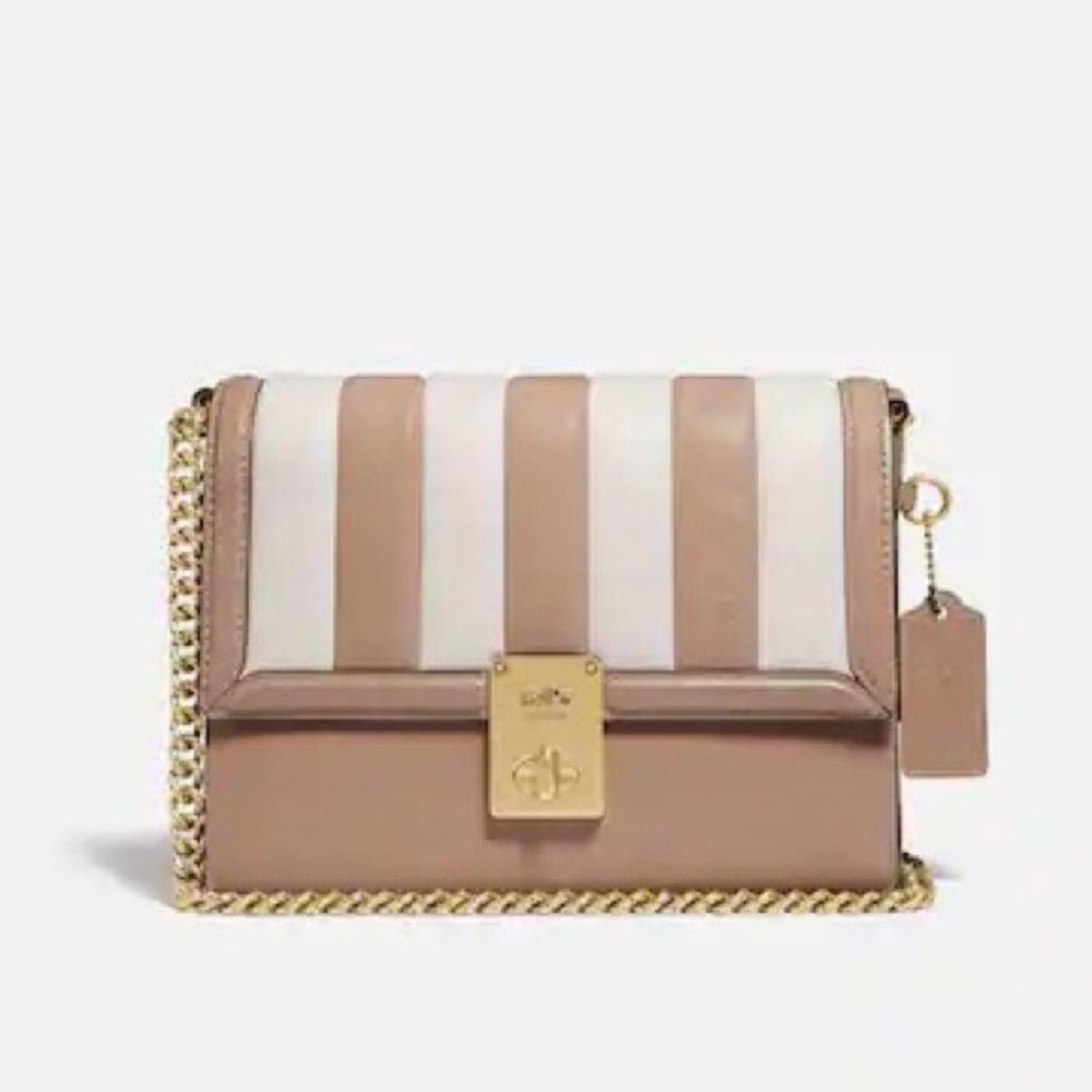 Hutton Alie Tabby Shoulder Bag With Colorblock Quilting - Picture 6 of 6